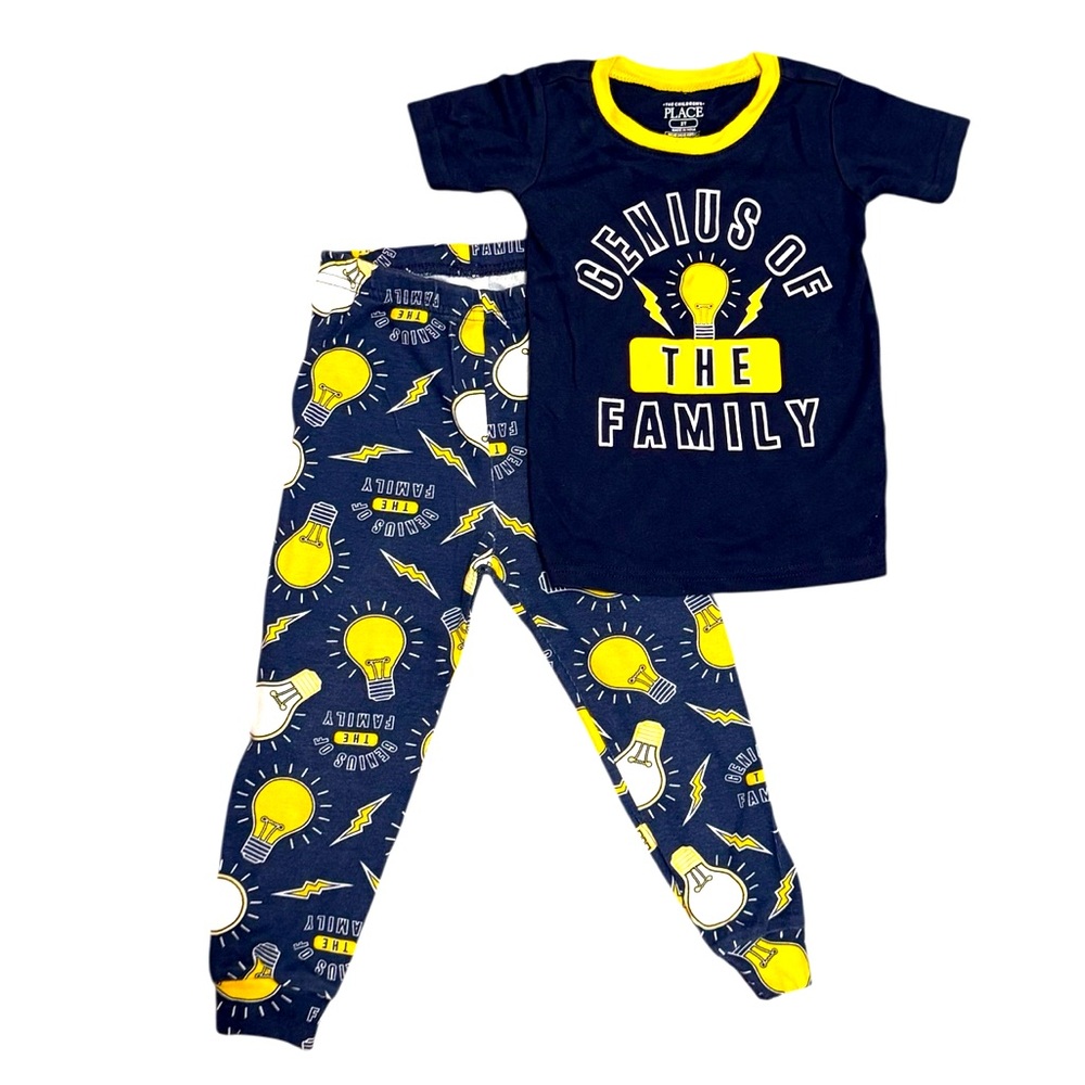Toddler Genius of the Family 2 Piece Pajama Set